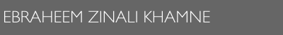Ebraheem Zinali Khamne
